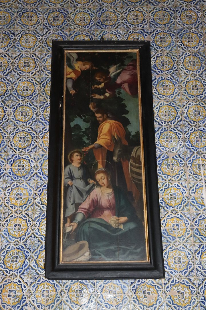 Pintura de óleo do século XVI do pintor Domingos Vieira Serrão