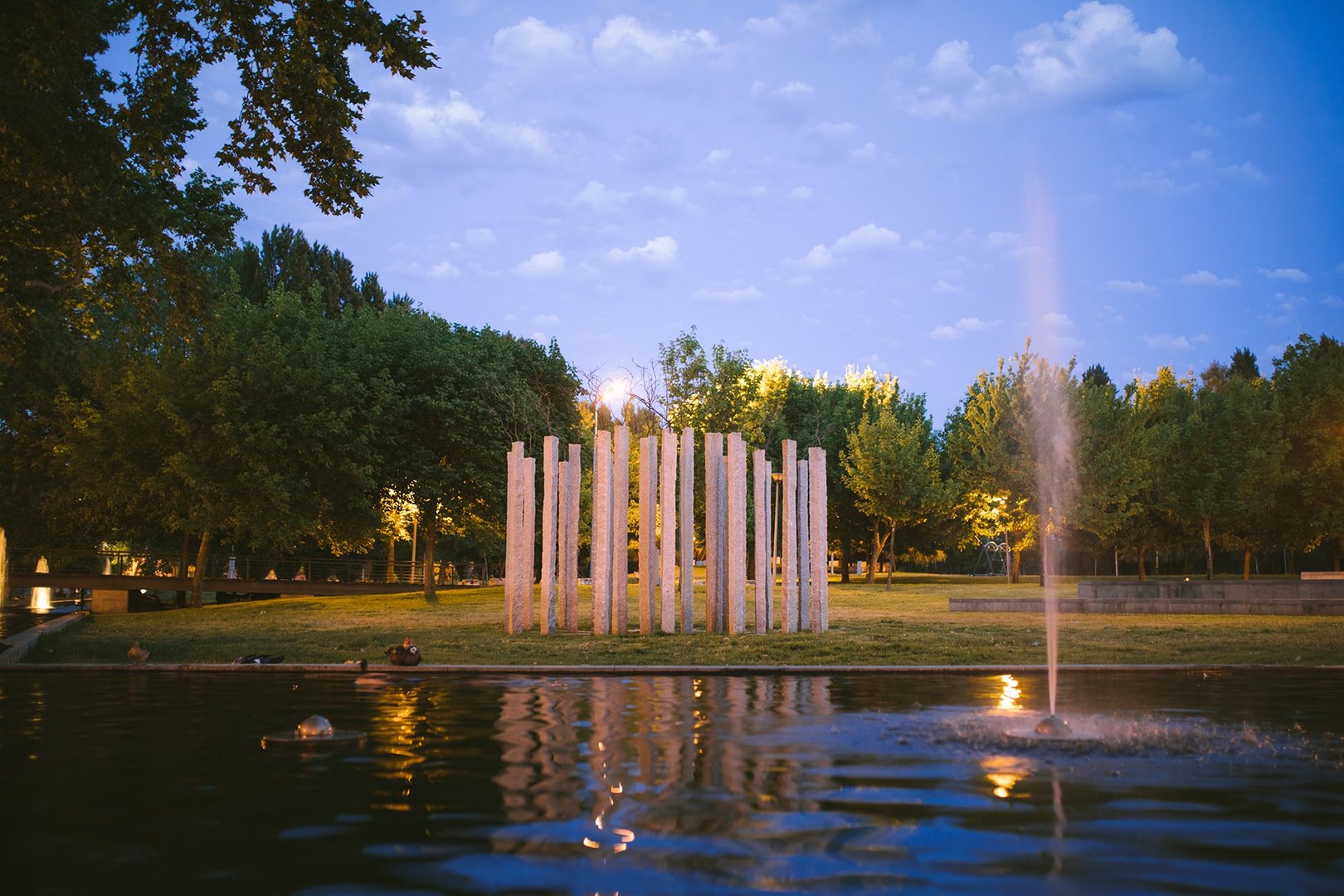 The park includes the most representative names of Portuguese contemporary sculpture