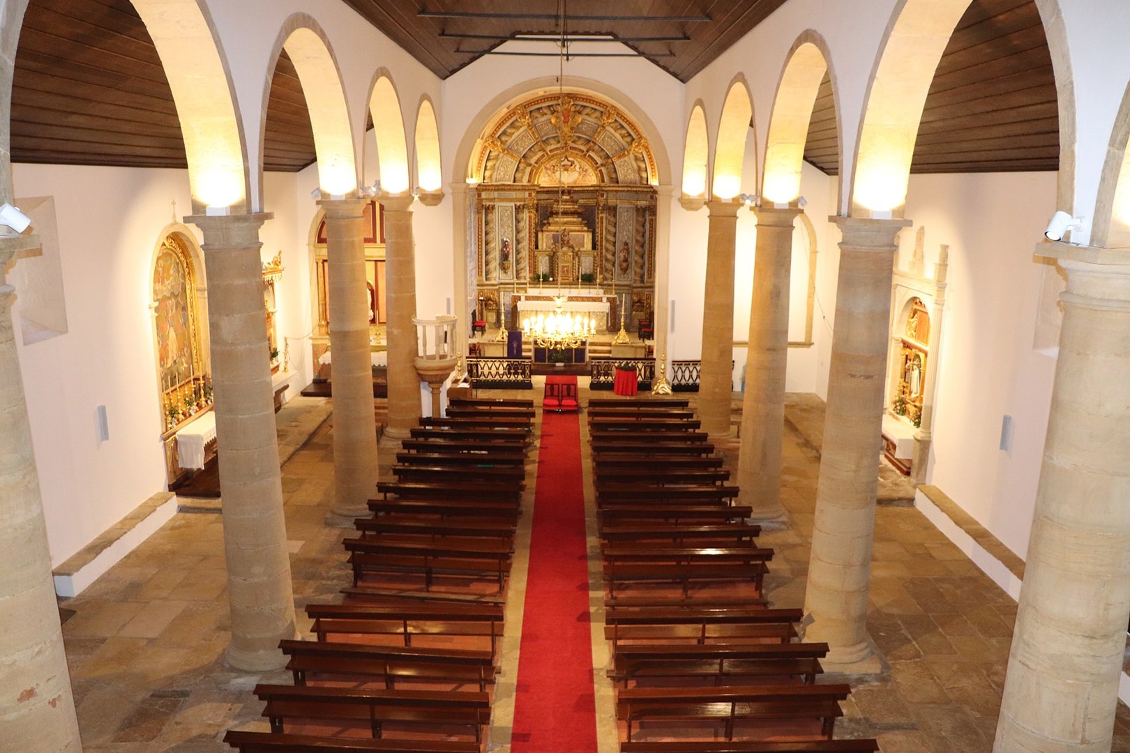 View from the High Choir to the interior of the church