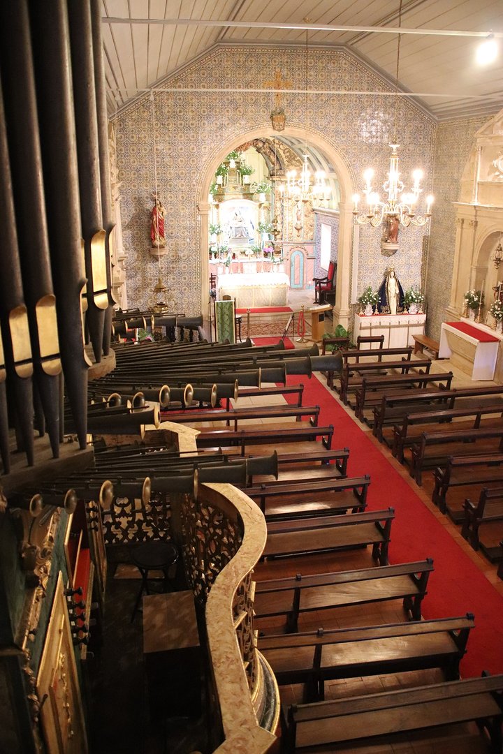 Interior of the Sanctuary of Our Lady of Pranto