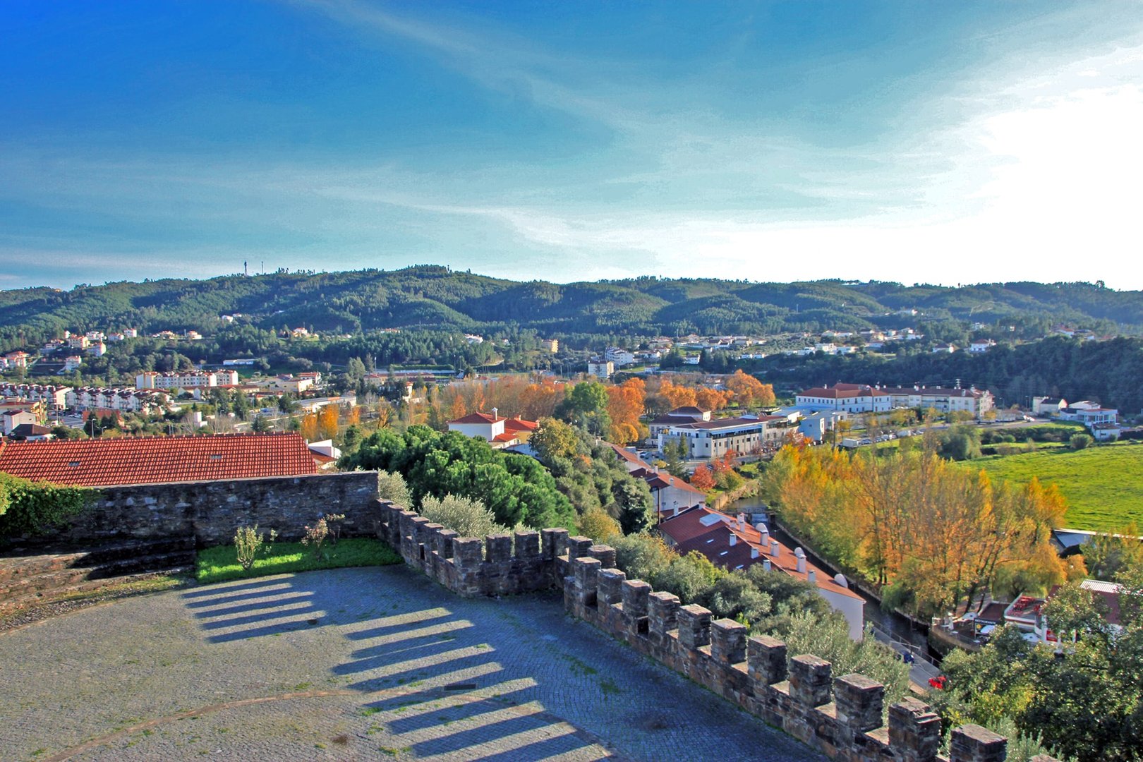 South view of the village of Sertã, from the tower (Castle of Sertã)