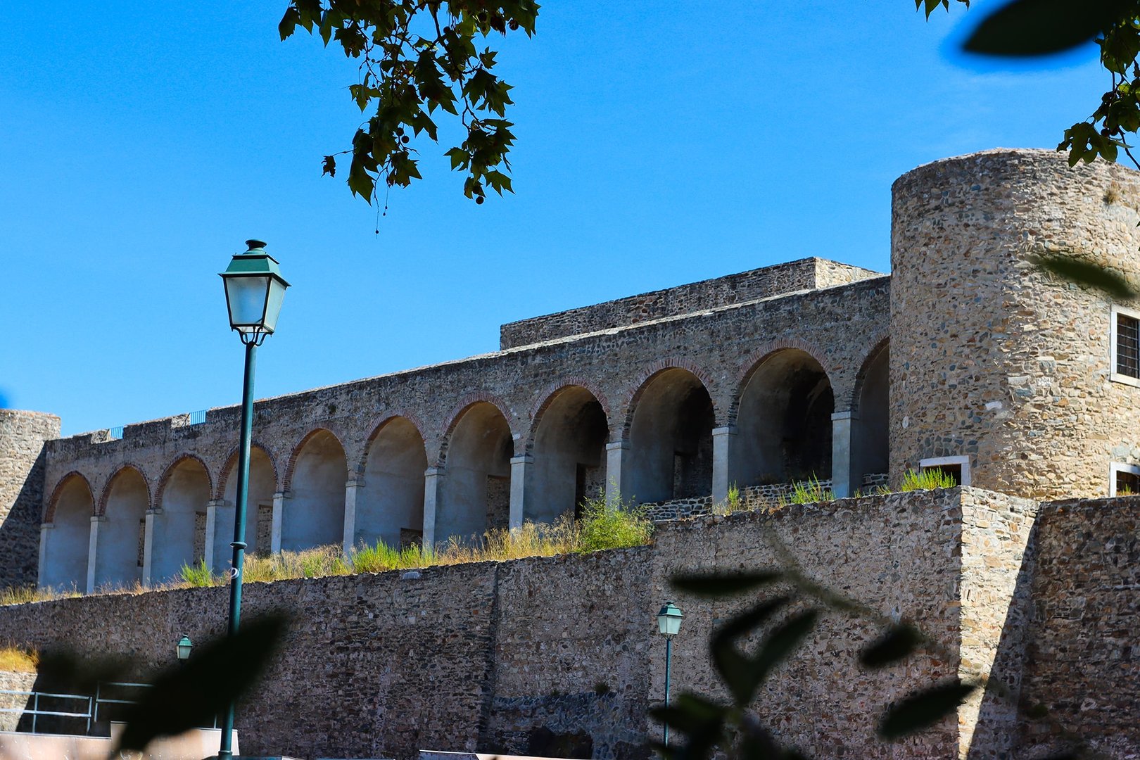 Detail of the arches that embellished the Palace of the Marquis of Abrantes