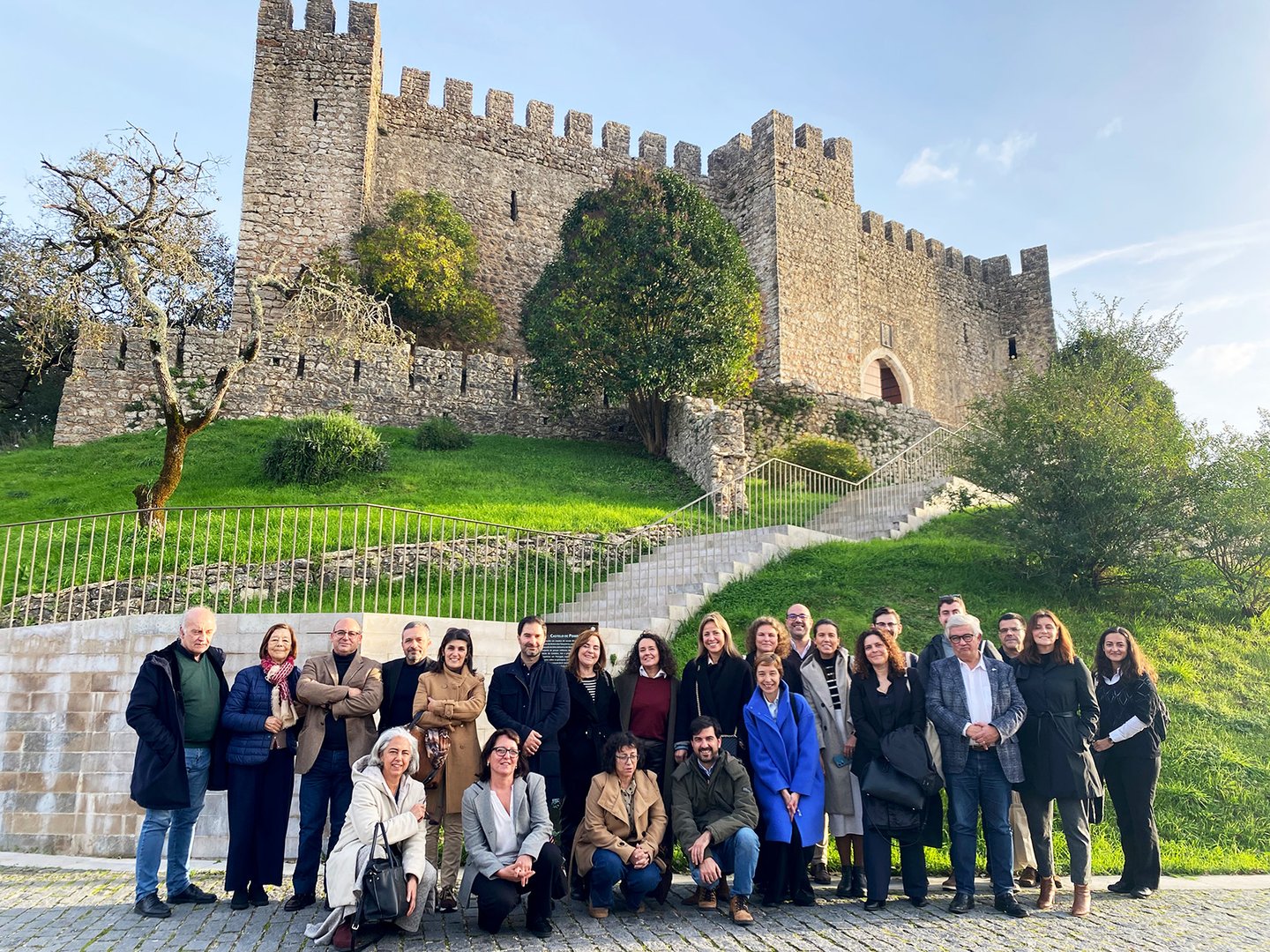 A visita ao Castelo de Pombal decorreu durante o dia de trabalhos